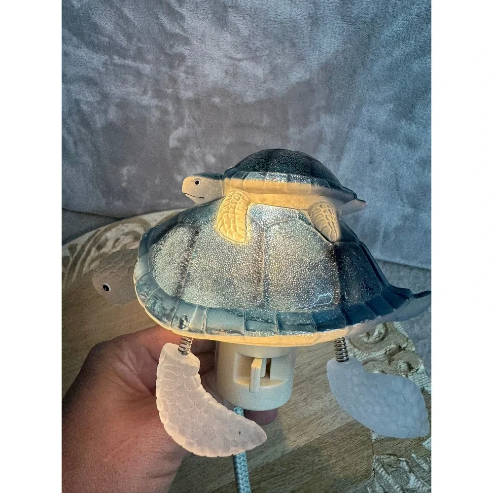 Ceramic Turtle Night Light Mother Baby UL Listed 2013‎
